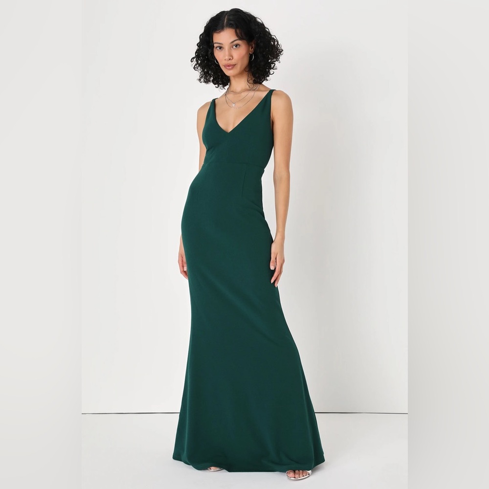 Melora Hunter Green Sleeveless Maxi Dress NWT